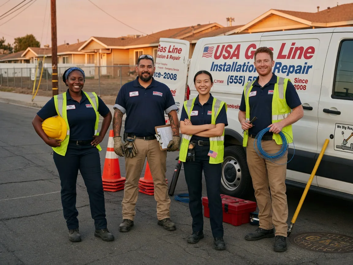 Gas Line Installation company in Dixmont, ME